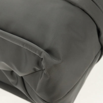 Chloe Woody Tote Recycled Nylon, GRAY, NYLON, Tote bag