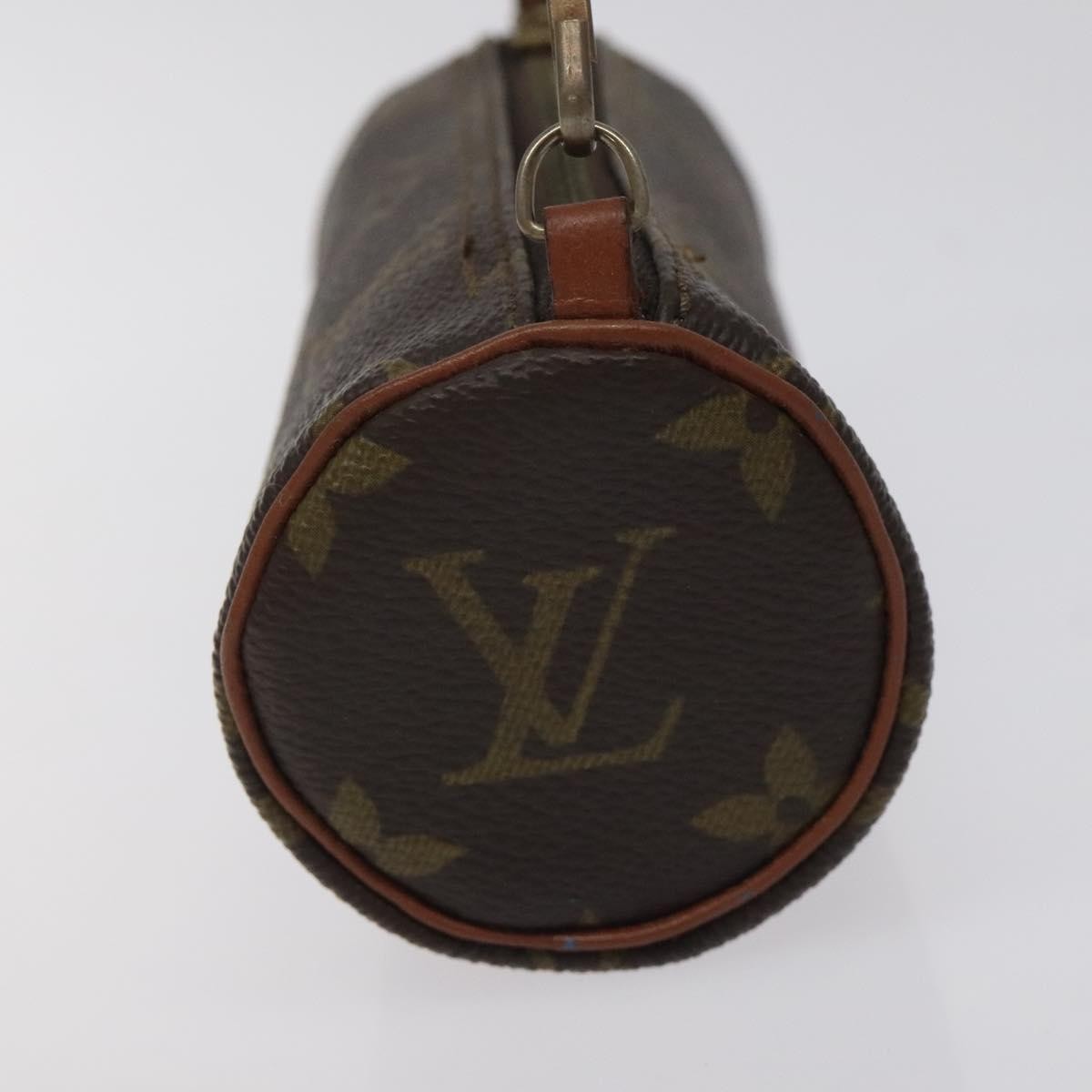 Louis Vuitton Papillon Pochette Monogram Canvas, BROWN, CANVAS, Clutche & pouche
