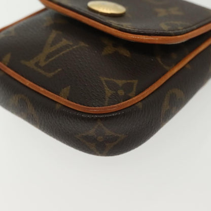 Louis Vuitton Cancun Pochette Monogram Canvas, BROWN, CANVAS, Shoulder bag