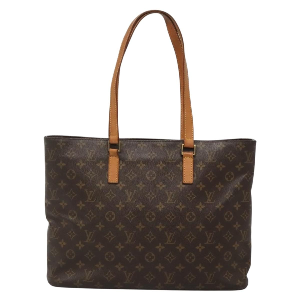 Louis Vuitton Luco Handbag Monogram Canvas, BROWN, CANVAS, Handbag