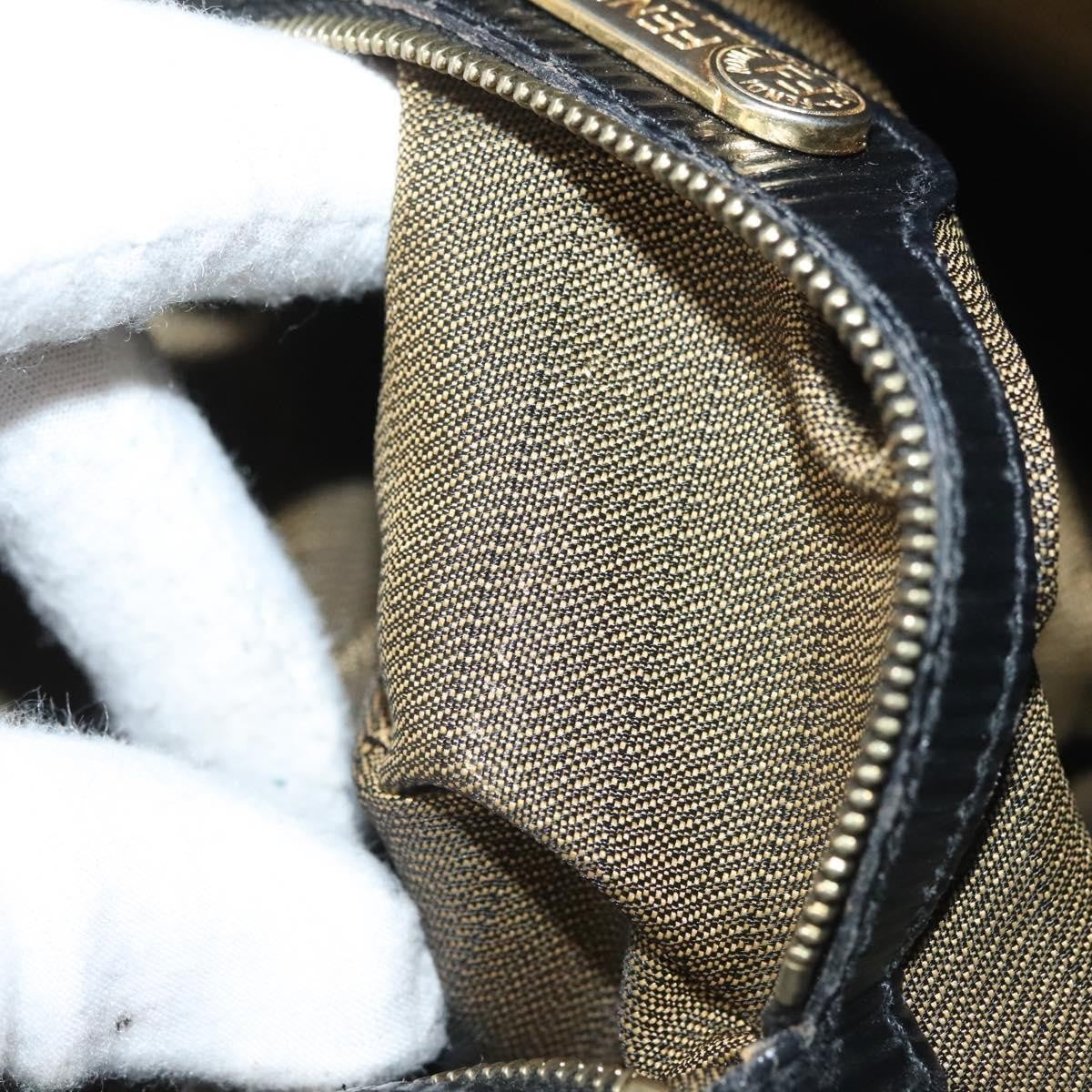 Fendi Vintage Top Handle Dome Bag Leather, BLACK, LEATHER, Handbag