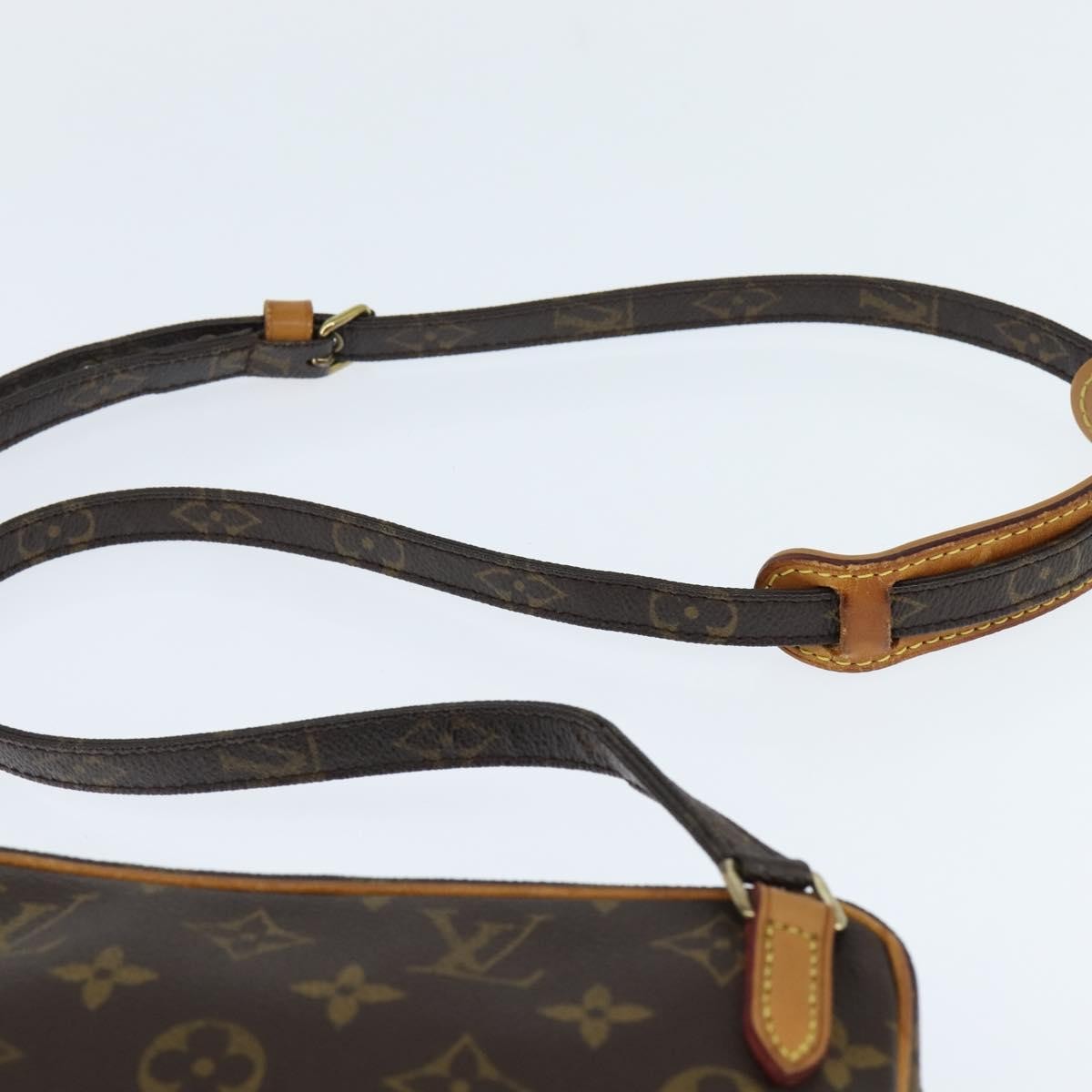 Louis Vuitton Pochette Marly Bandouliere Bag Monogram Canvas, BROWN, CANVAS, Shoulder bag