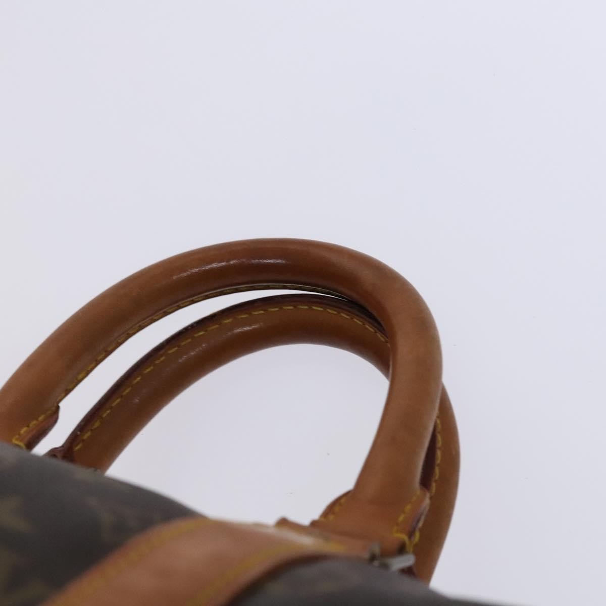 Louis Vuitton Keepall Bag Monogram Canvas, BROWN, CANVAS, Travel bag