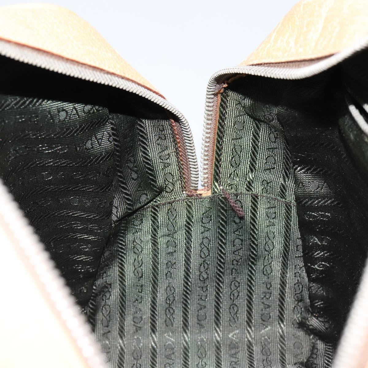 Prada Bauletto Bag Leather, BEIGE, LEATHER, Shoulder bag