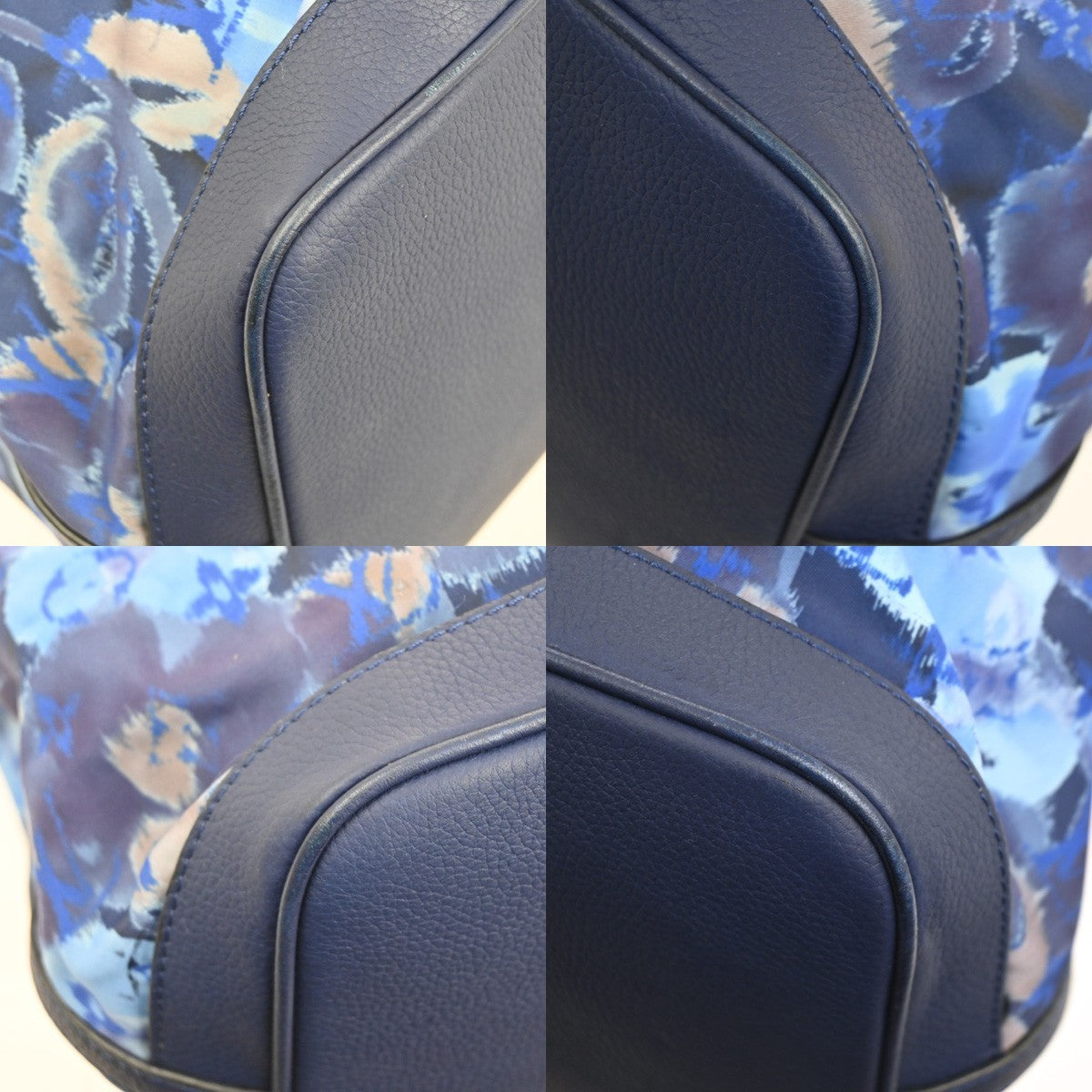 Louis Vuitton Noefull Handbag Ikat Nylon, BLUE, NYLON, Shoulder bag