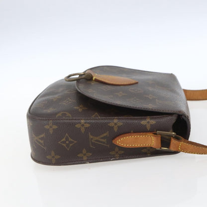 Louis Vuitton Saint Cloud Handbag Monogram Canvas, BROWN, CANVAS, Shoulder bag