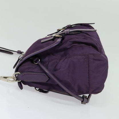 Prada Double Buckle Flap Camera Bag Tessuto, PURPLE, NYLON, Shoulder bag