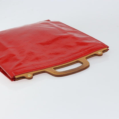 Louis Vuitton Stanton Handbag Monogram Vernis, RED, PATENT_LEATHER, Tote bag