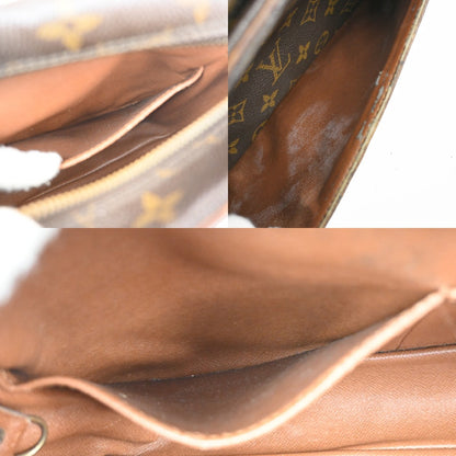 Louis Vuitton Compiegne Canvas, BROWN, LEATHER, Clutche & pouche