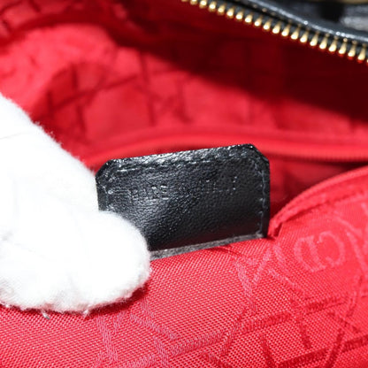 Christian Dior Vintage Lady Dior Bag Cannage Quilt Lambskin, BLACK, LEATHER, Handbag