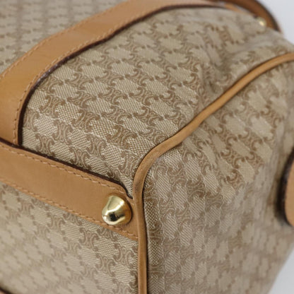 Celine Macadam Handbag Macadam with leather, BEIGE, PVC, Handbag