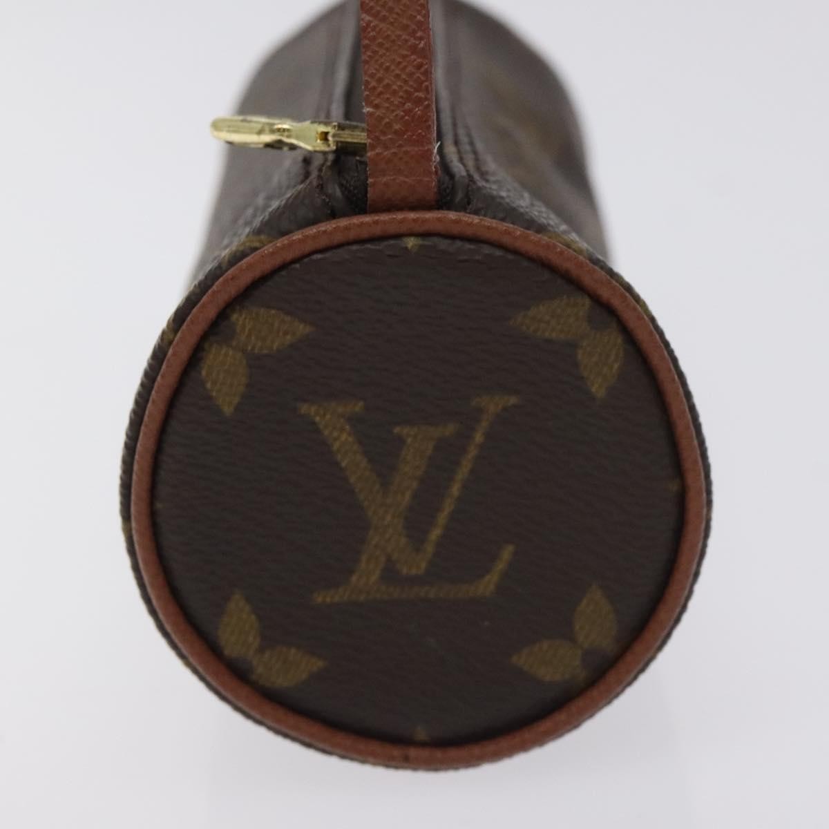 Louis Vuitton Papillon Pochette Monogram Canvas, BROWN, CANVAS, Clutche & pouche