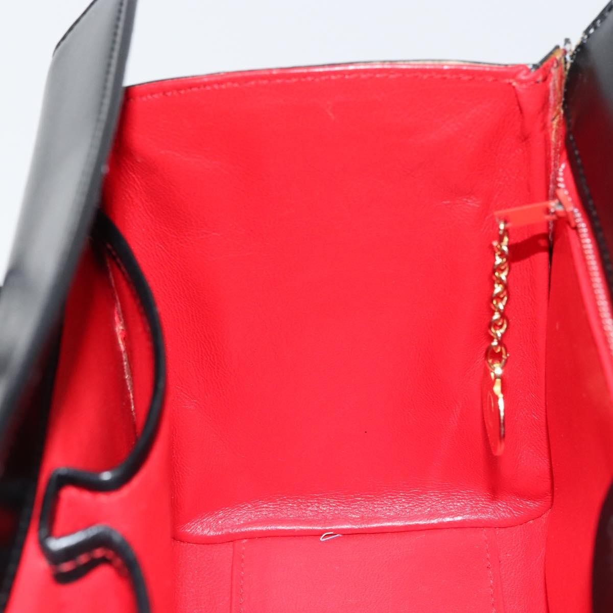 Celine Handbag Leather, BLACK, LEATHER, Handbag