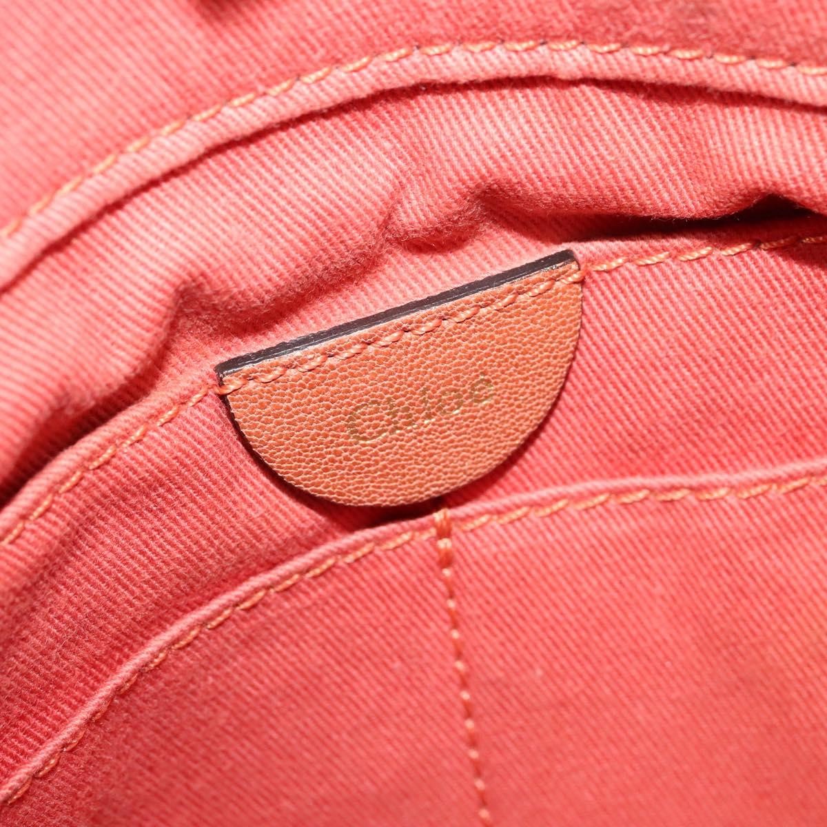 Chloe Angie Tote Leather, PINK, LEATHER, Tote bag