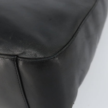 Bally Vintage Handbag Leather, BLACK, LEATHER, Handbag