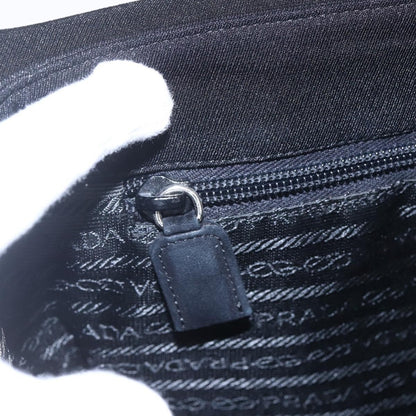 Prada Vintage Handbag Cotton, BLACK, COTTON, Handbag