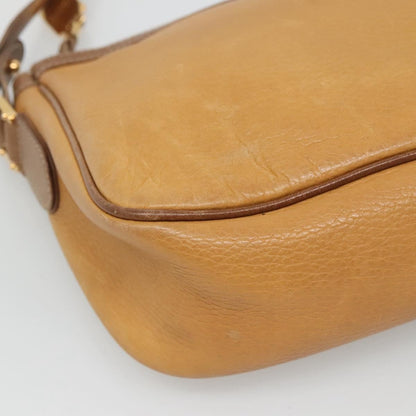 Loewe Anagram Shoulder Bag Leather, YELLOW, LEATHER, Shoulder bag