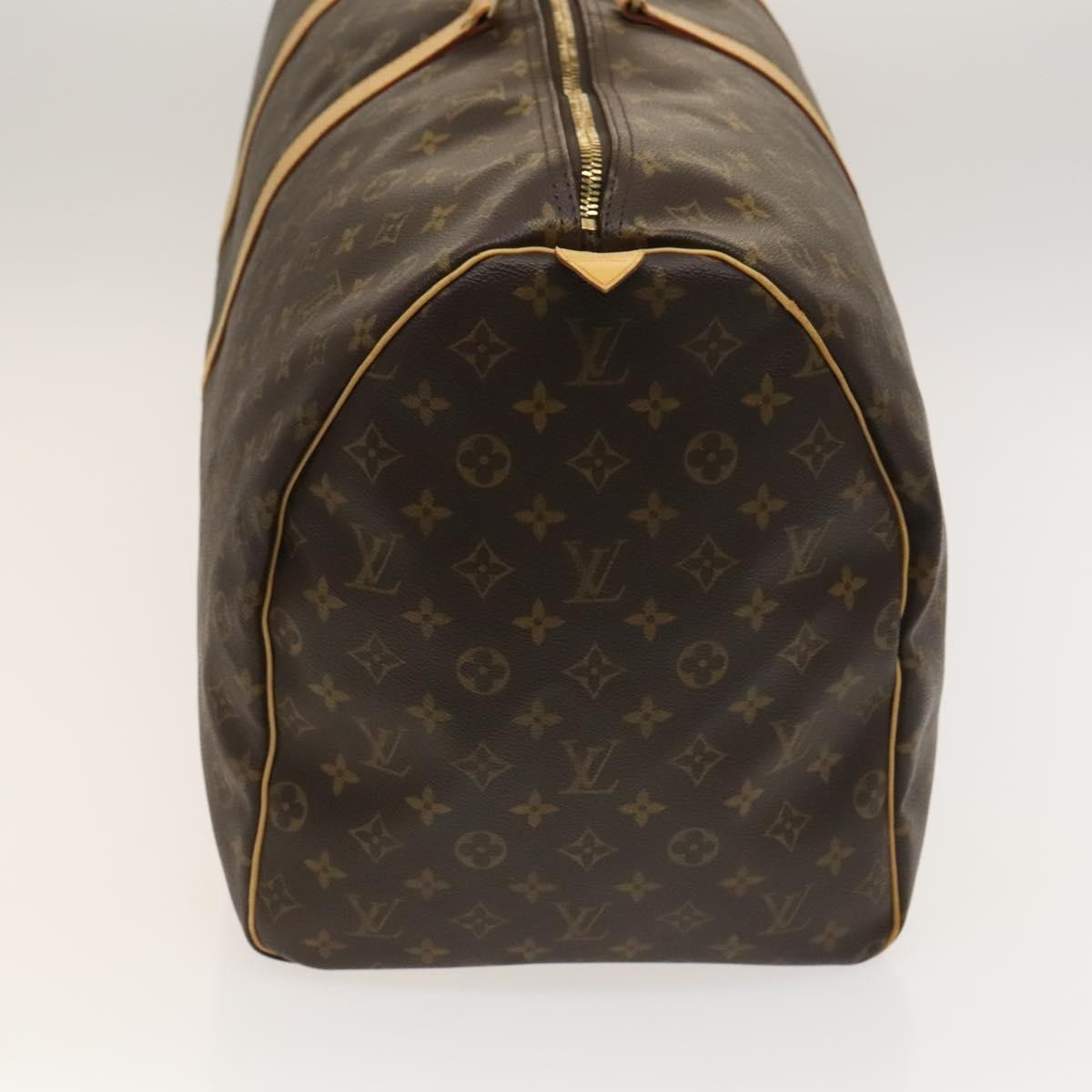 Louis Vuitton Keepall Bag Monogram Canvas, BROWN, CANVAS, Travel bag
