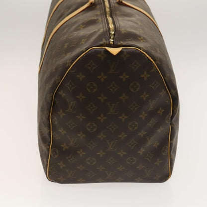 Louis Vuitton Keepall Bag Monogram Canvas, BROWN, CANVAS, Travel bag