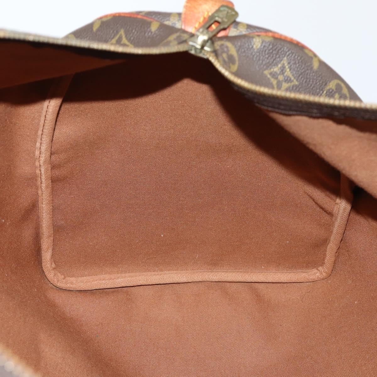 Louis Vuitton Keepall Bag Monogram Canvas, BROWN, CANVAS, Travel bag