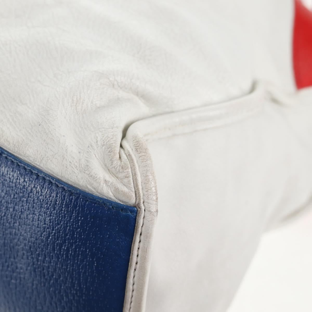 Balenciaga Work Classic Studs Bag Leather, WHITE, LEATHER, Handbag