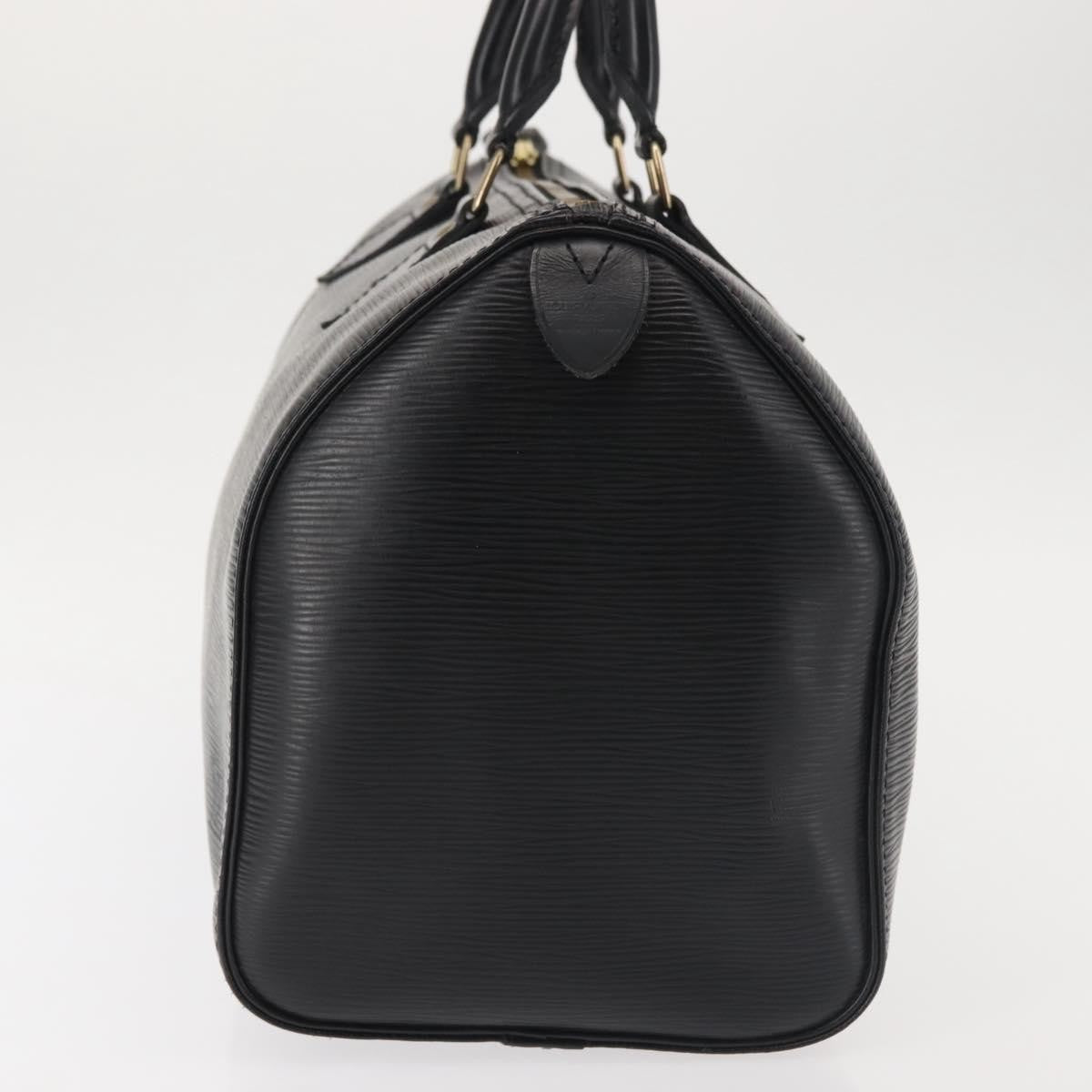Louis Vuitton Speedy Handbag Epi Leather, BLACK, LEATHER, Handbag