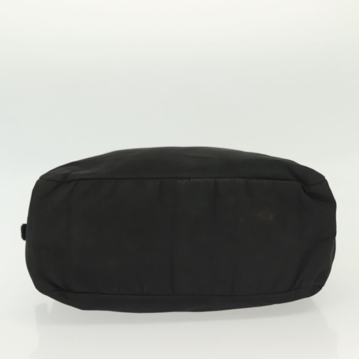 Prada Vintage Zip Handbag Tessuto, BLACK, NYLON, Handbag