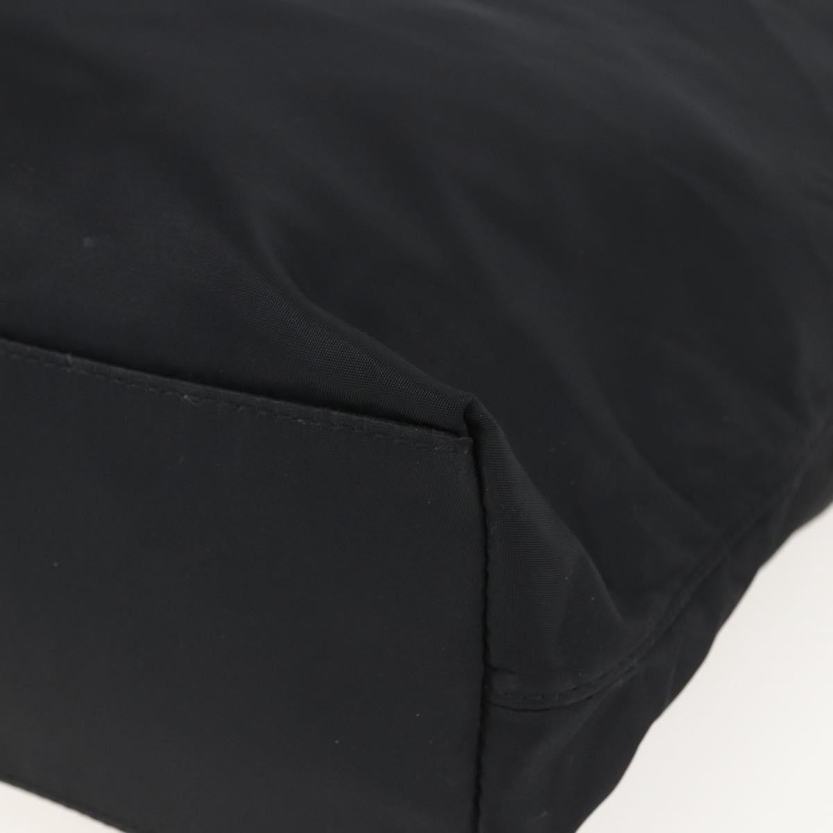 Prada Vintage Zip Tote Tessuto, BLACK, NYLON, Tote bag