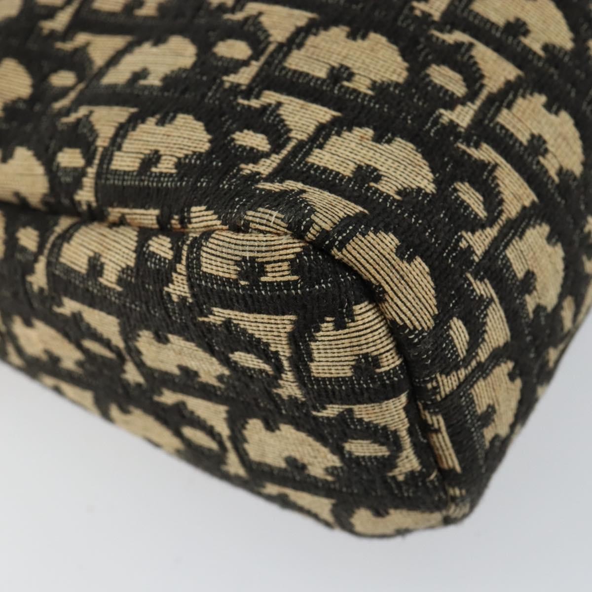 Christian Dior Vintage CD trotter Shoulder bag Canvas, BLACK, CANVAS, Shoulder bag