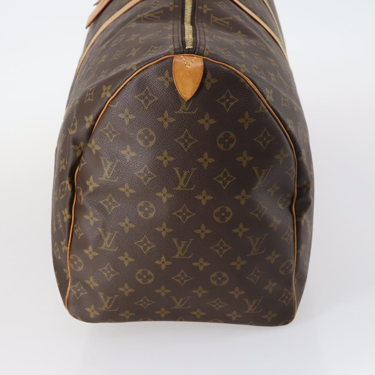Louis Vuitton Keepall Bag Monogram Canvas, BROWN, CANVAS, Travel bag