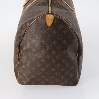 Louis Vuitton Keepall Bag Monogram Canvas, BROWN, CANVAS, Travel bag