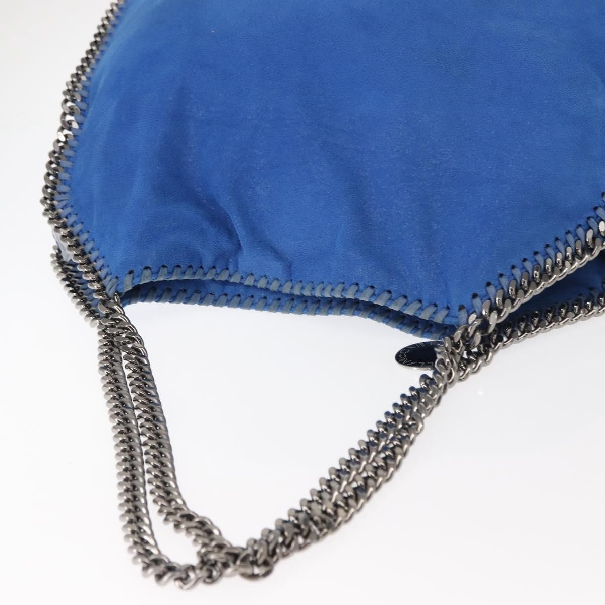 Stella McCartney Falabella Tote Shaggy Deer, BLUE, POLYESTER, Tote bag