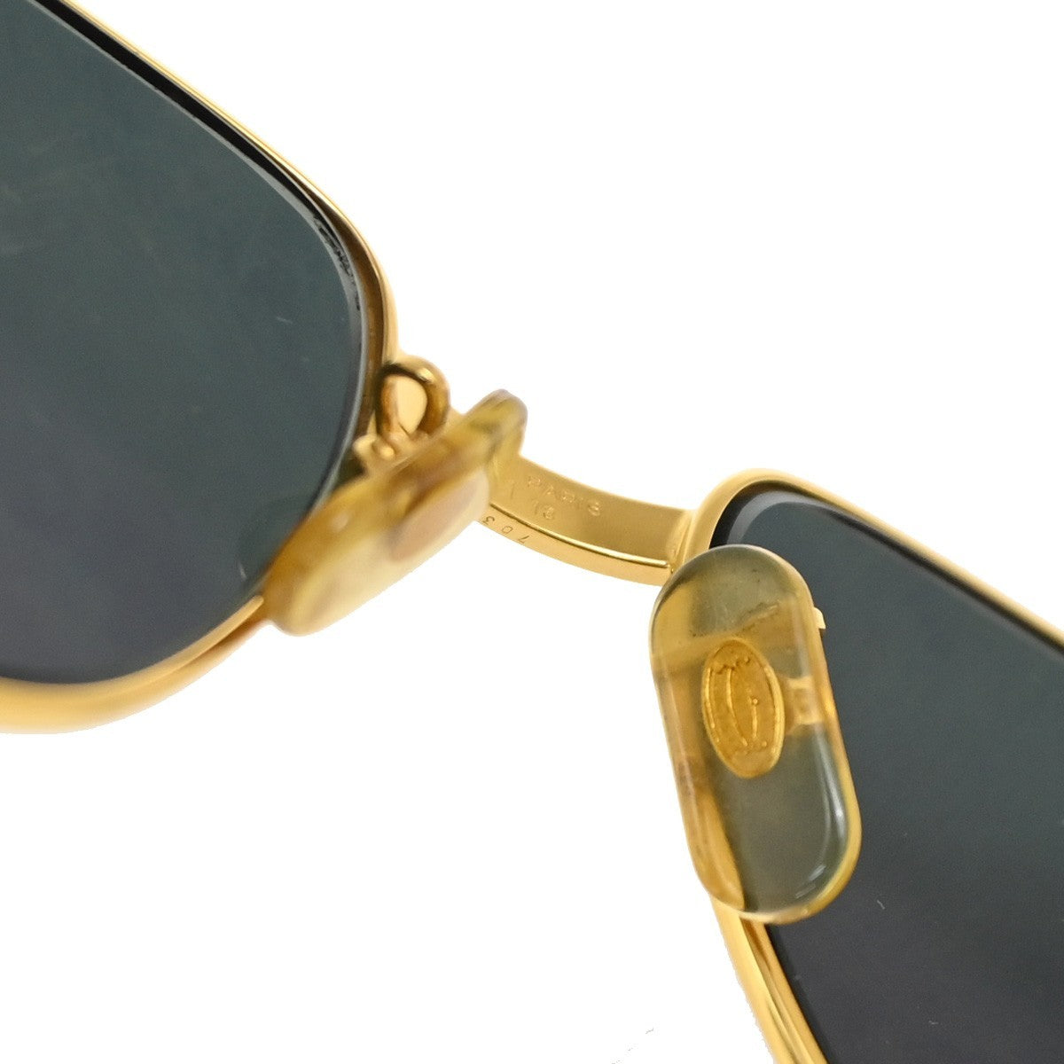 Cartier Romance Sunglasses Metal, Gold, Metal, Sunglasses