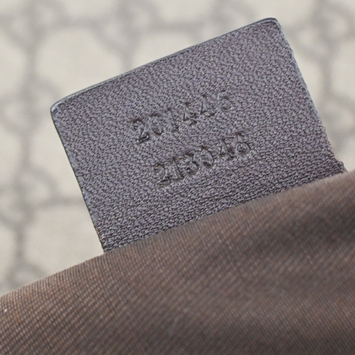 Gucci Zip Top Messenger Bag GG Coated Canvas, BROWN, CANVAS, Shoulder bag