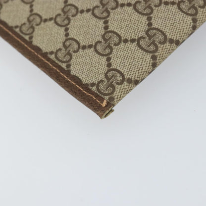 Gucci GG Supreme Clutch bag PVC, BEIGE, PVC, Clutche & pouche