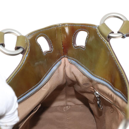 cartier Marcello Handbag Patent leather, KHAKI, PATENT_LEATHER, Handbag