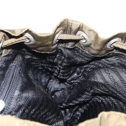 Prada Double Front Pocket Backpack Tessuto, KHAKI, NYLON, Backpack