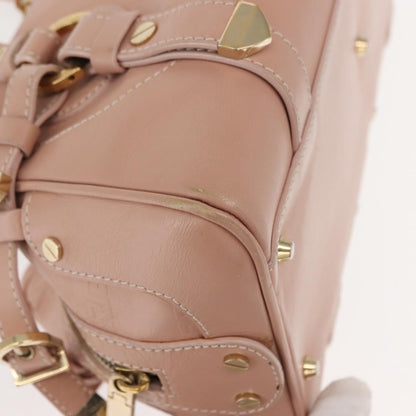 Versace Vintage Medusa Belt Bag Leather, PINK, LEATHER, Handbag