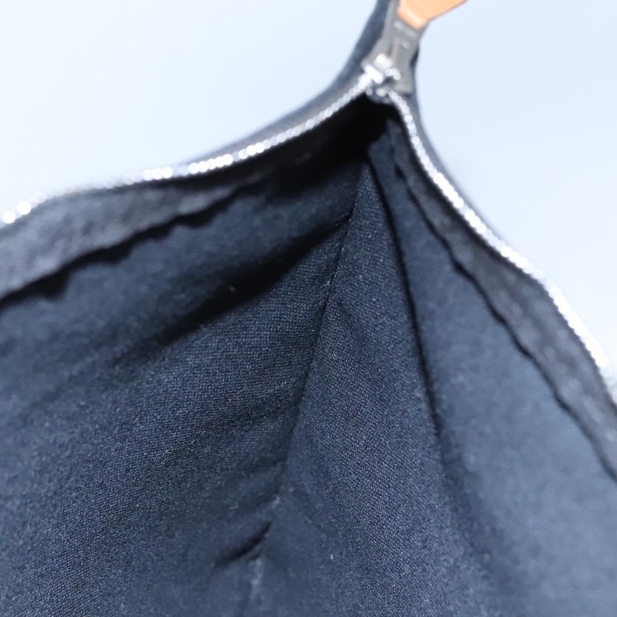 Hermes Bora Bora Pouch Toile, BLACK, CANVAS, Tote bag