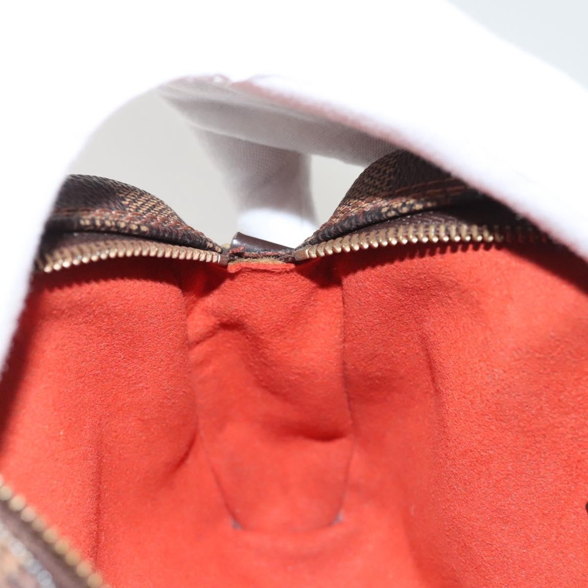 Louis Vuitton Ipanema Pochette Damier, BROWN, CANVAS, Clutche & pouche