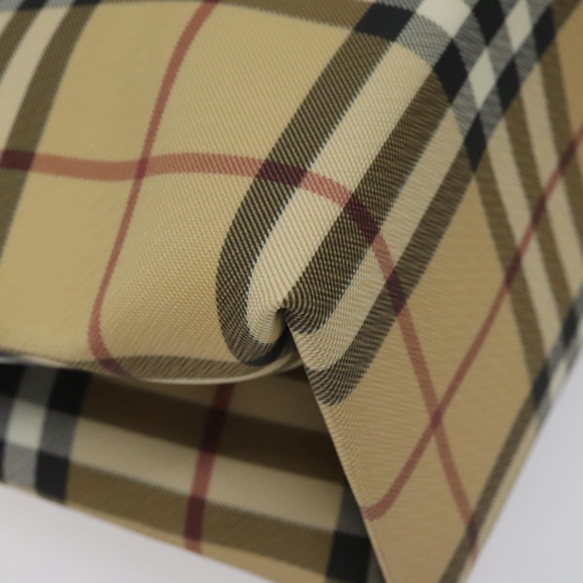 Burberry Nova Check Tote canvas check pattern, BEIGE, PVC, Tote bag