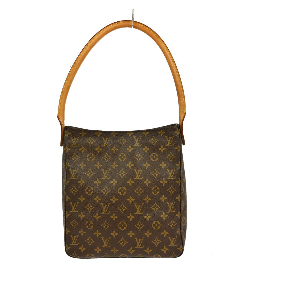 Louis Vuitton Looping Handbag Monogram Canvas, BROWN, CANVAS, Handbag