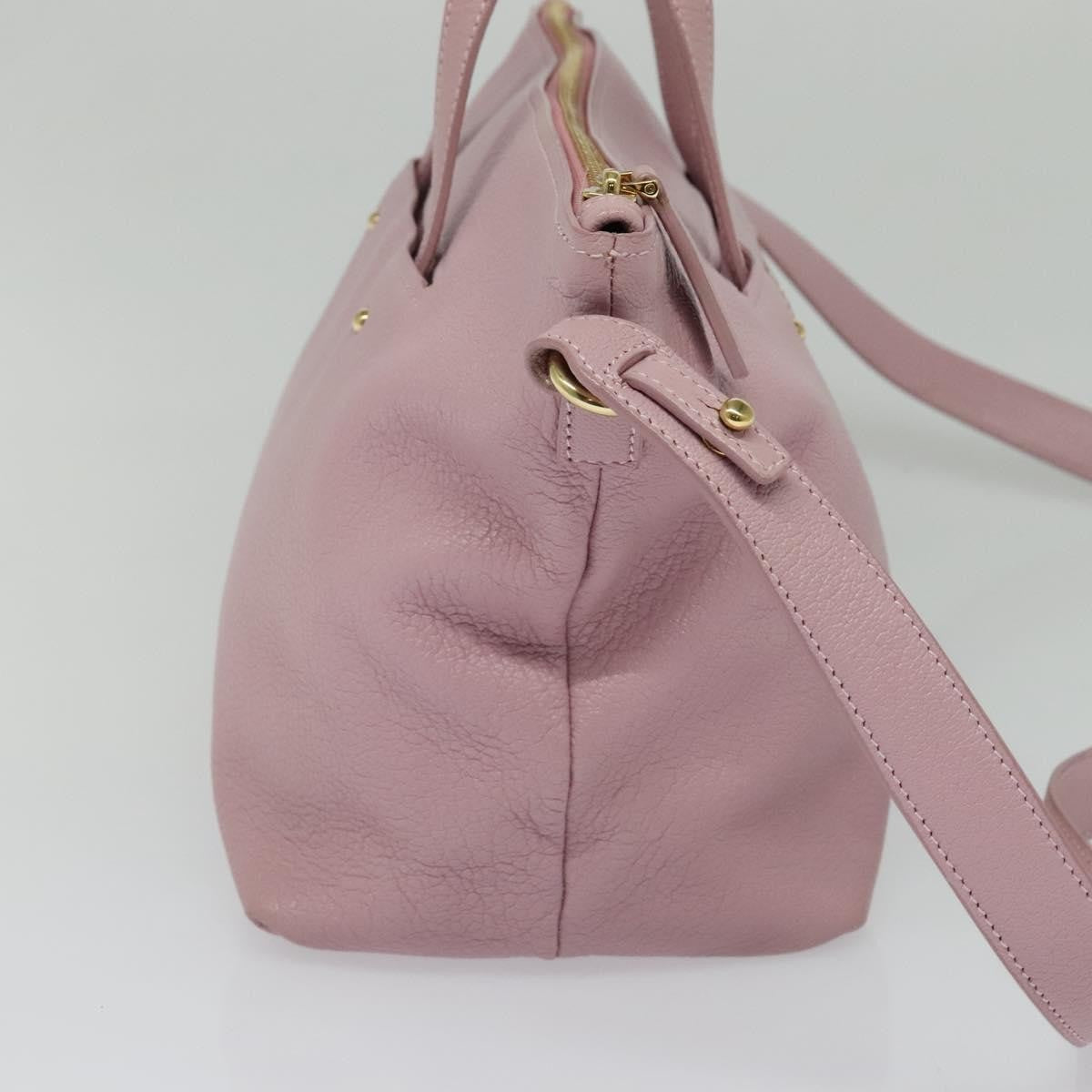Salvatore Ferragamo Gancini Tote Leather, PINK, LEATHER, Tote bag