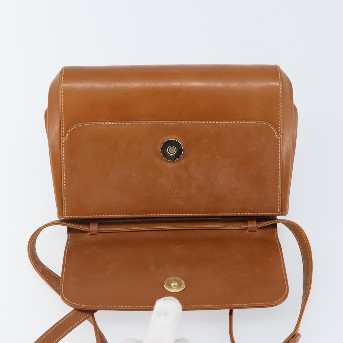 Gucci Vintage Shoulder Bag Leather, BROWN, LEATHER, Shoulder bag