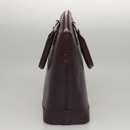 Louis Vuitton Lockit Handbag Epi Leather, PURPLE, LEATHER, Handbag