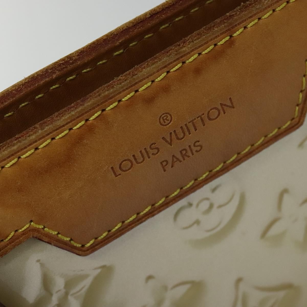 Louis Vuitton Brea Handbag Monogram Vernis, BEIGE, PATENT_LEATHER, Handbag