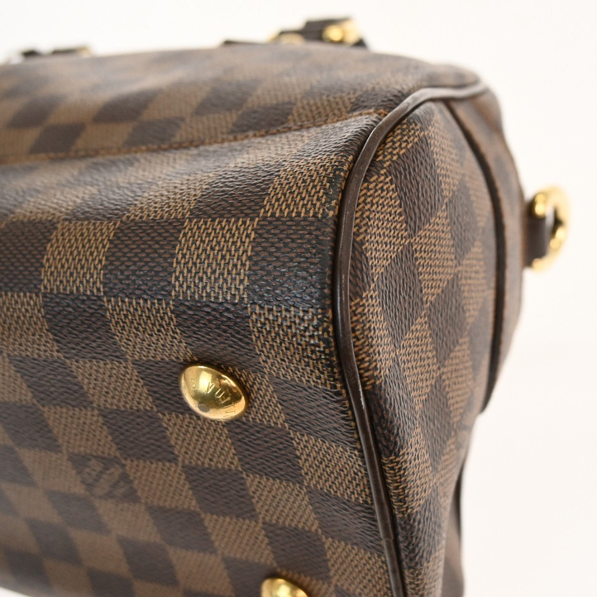 Louis Vuitton Duomo Boston Bag Damier, BROWN, CANVAS, Handbag