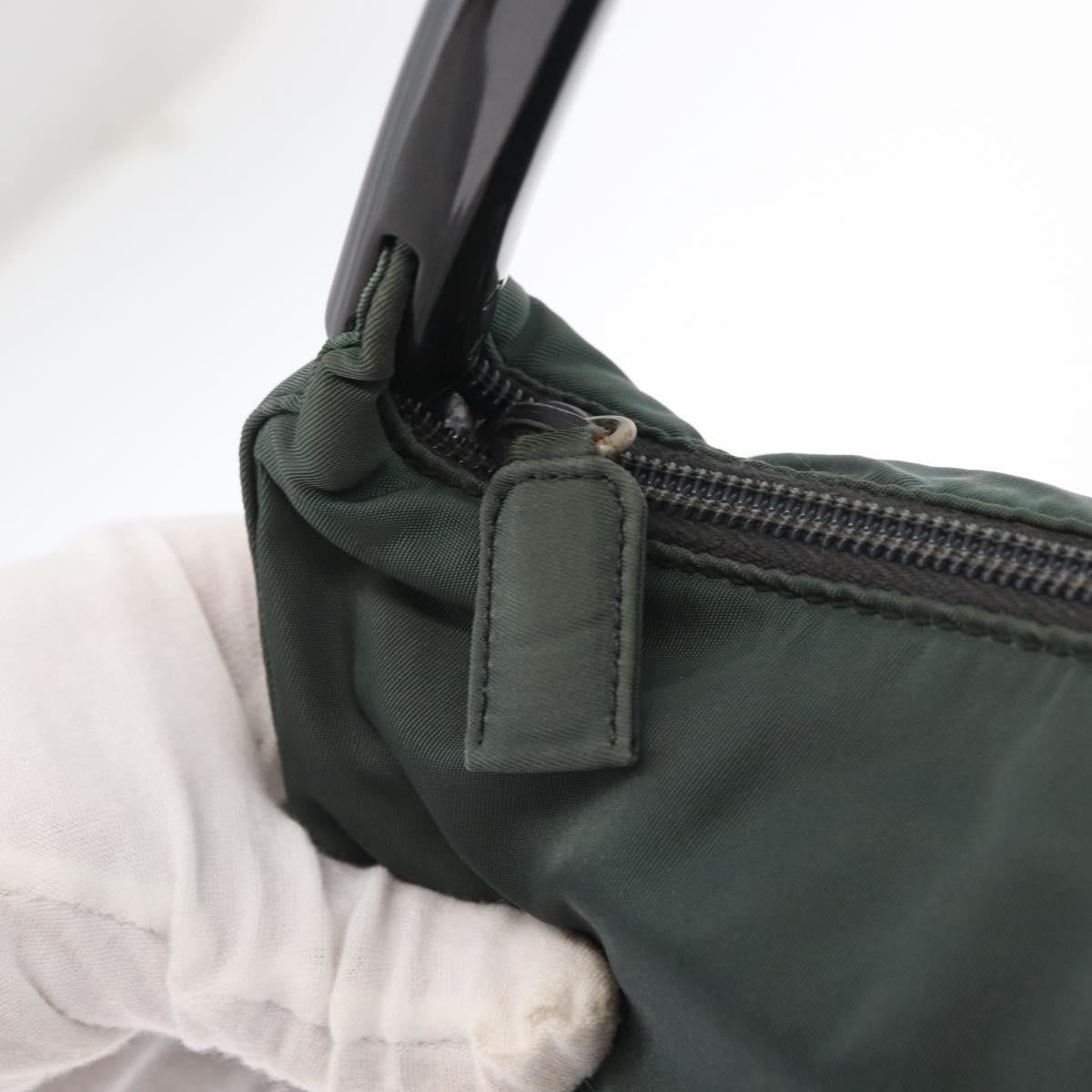 Prada Vintage Shoulder Bag Tessuto, GREEN, NYLON, Shoulder bag