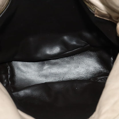 Bottega Veneta Drawstring Shoulder Bag Intrecciato Nappa, BEIGE, LEATHER, Shoulder bag