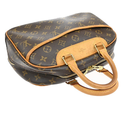 Louis Vuitton Trouville Handbag Monogram Canvas, BROWN, LEATHER, Handbag